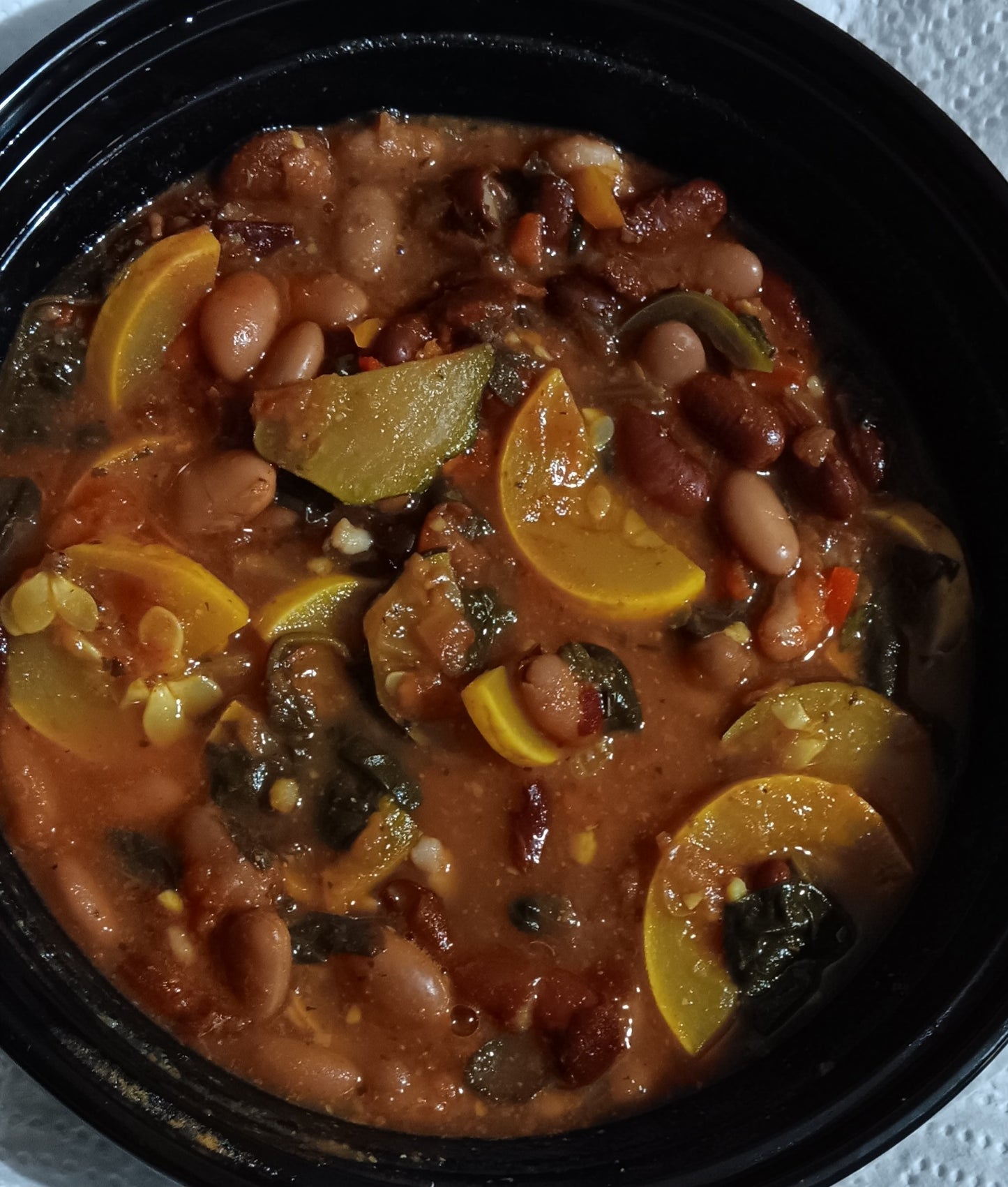 VEGAN_ Low Carb/Low Calorie/Gluten-Free - Minestrone Soup (369 Calories, 56g Carbs, 7g Fat, 23g Protein)