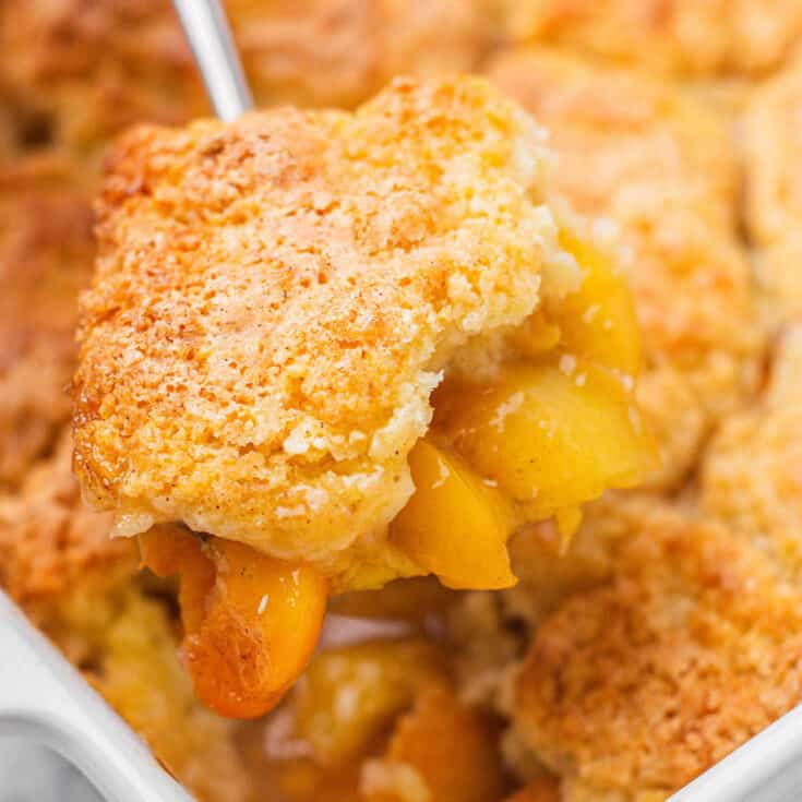 Peach Cobbler - (Serves 6-8)